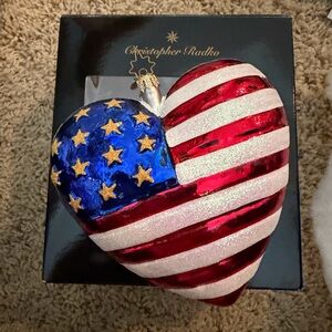Christopher Radko Brave Heart Collector’s Ornament - New In Box